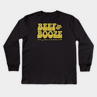 Beef & Booze 1978 Kids Long Sleeve T-Shirt